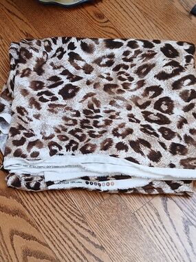 Leopard Print Fabric Cut